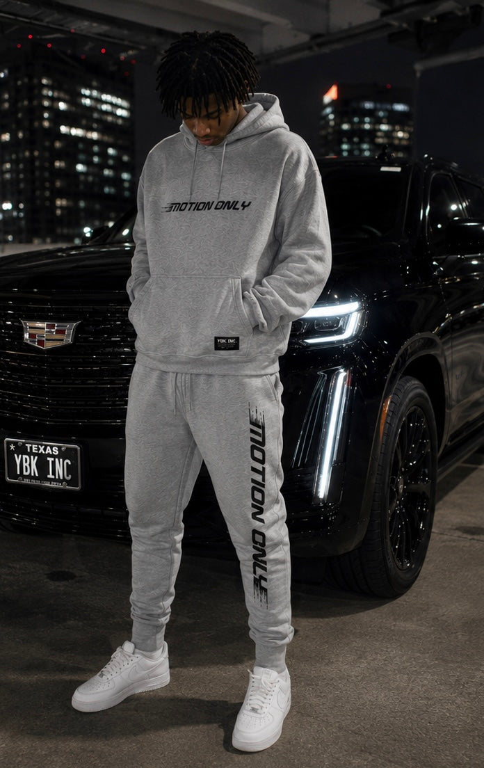 YBK INC. — Motion Only Tracksuit (Grey/Black)