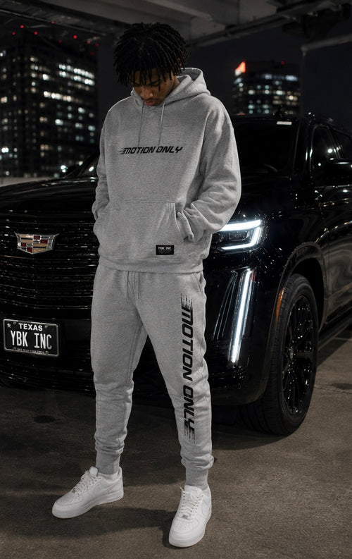 YBK INC. — Motion Only Tracksuit (Grey/Black)