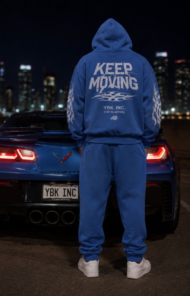 YBK INC. “KEEP MOVING” Sweatsuit