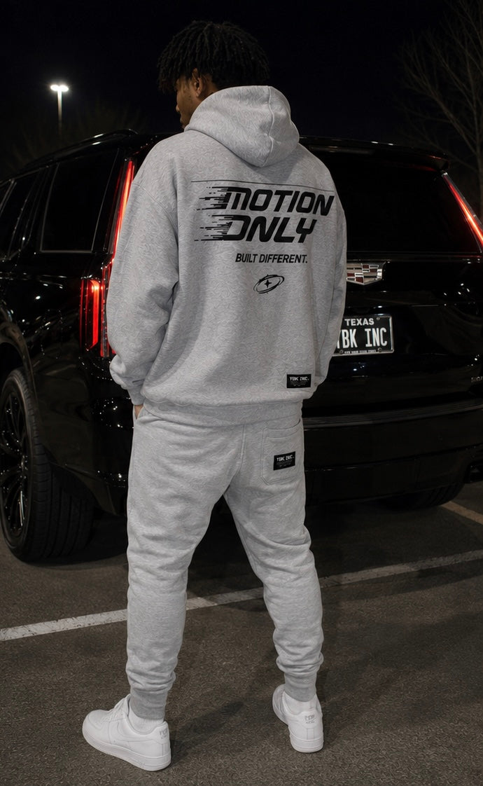 YBK INC. — Motion Only Tracksuit (Grey/Black)