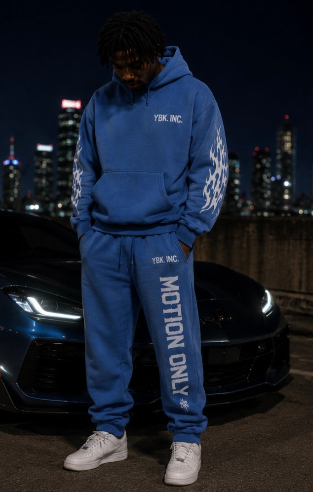 YBK INC. “KEEP MOVING” Sweatsuit