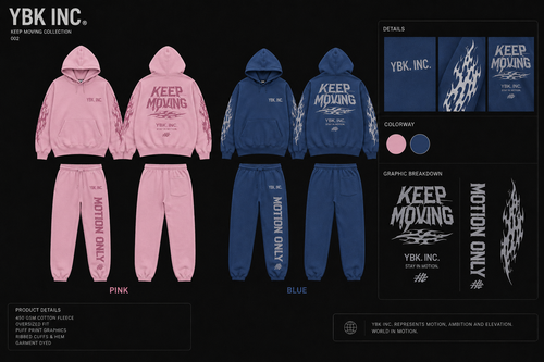 YBK INC. Women’s “KEEP MOVING” Sweatsuit