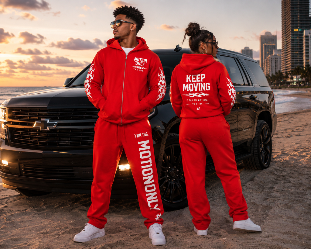 Redline Motion Vintage Streetwear Set 🔥 🏁❤️
