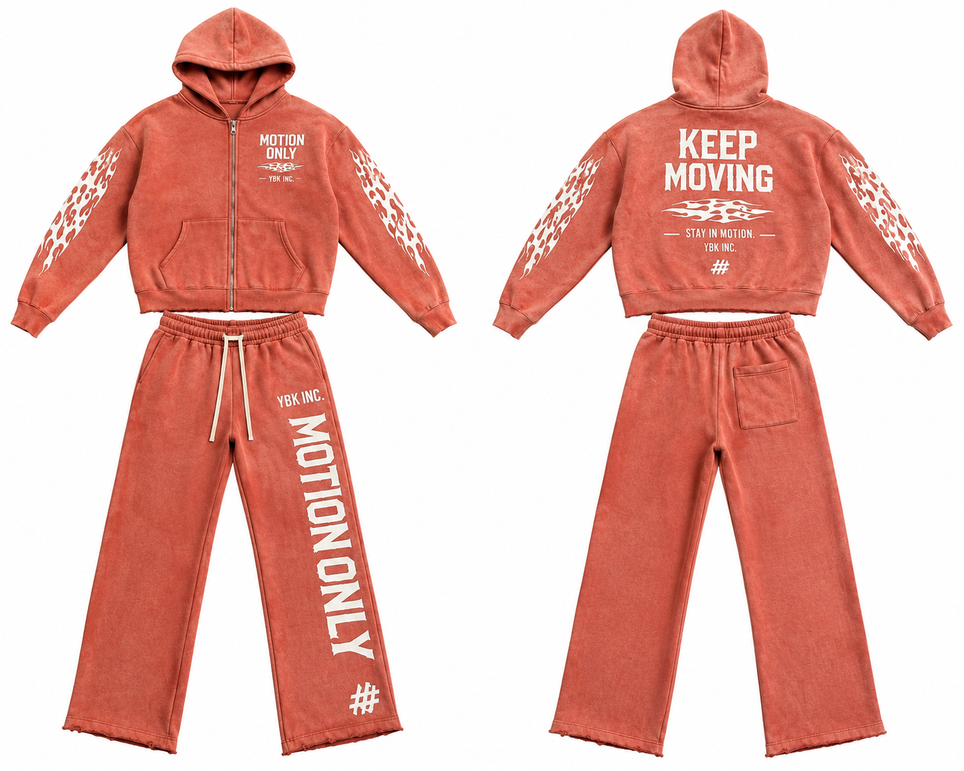 🌅 Sunset Motion Vintage Fade Tracksuit