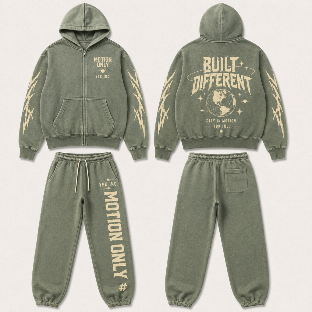 🌿 Sage Motion Vintage Edition Heavyweight Tracksuit
